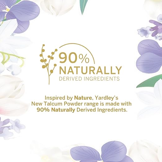 Yardley London English Lavender Perfumed Talc – Classic Fragrance 250g