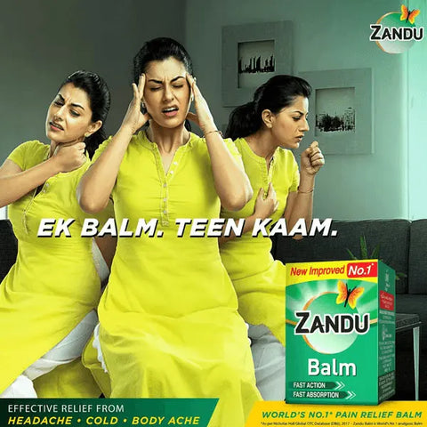 Zandu Balm – Ayurvedic Relief for Headache and Body Pain